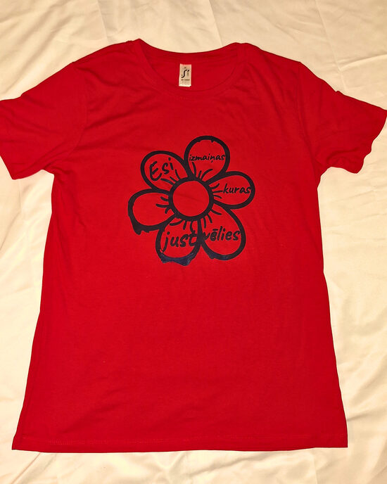 T-krekls ar apdruku — esi, kas vēlies W2XL